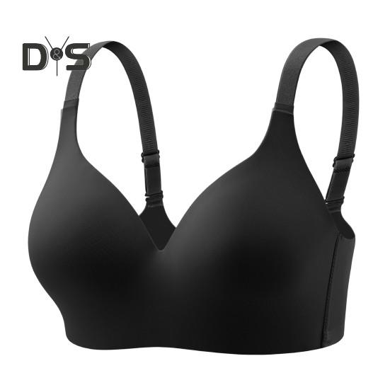 Damen-BH, verstellbarer Schultergurt, Push-up, klemmsicher, einfarbig, vollständige Abdeckung, bügellose Schnalle auf der Rückseite, Verschluss, 3/4-Schaumstoff-Cup, für den täglichen Sport, zum Pendeln