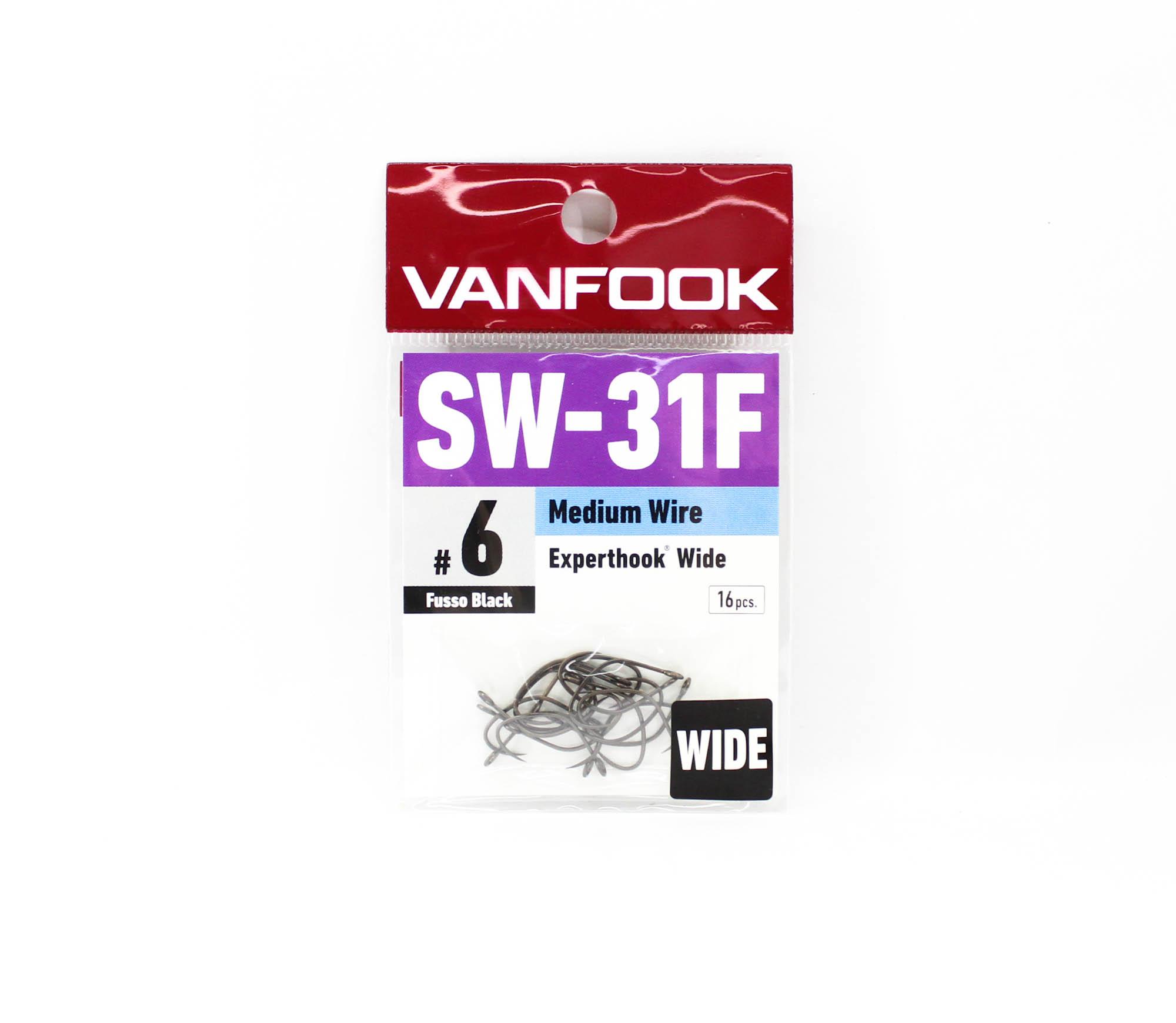 

Vanfook SW-31F Spoon Expert Wide Hook Размер 6, 16 шт./уп. Черный (0432)
