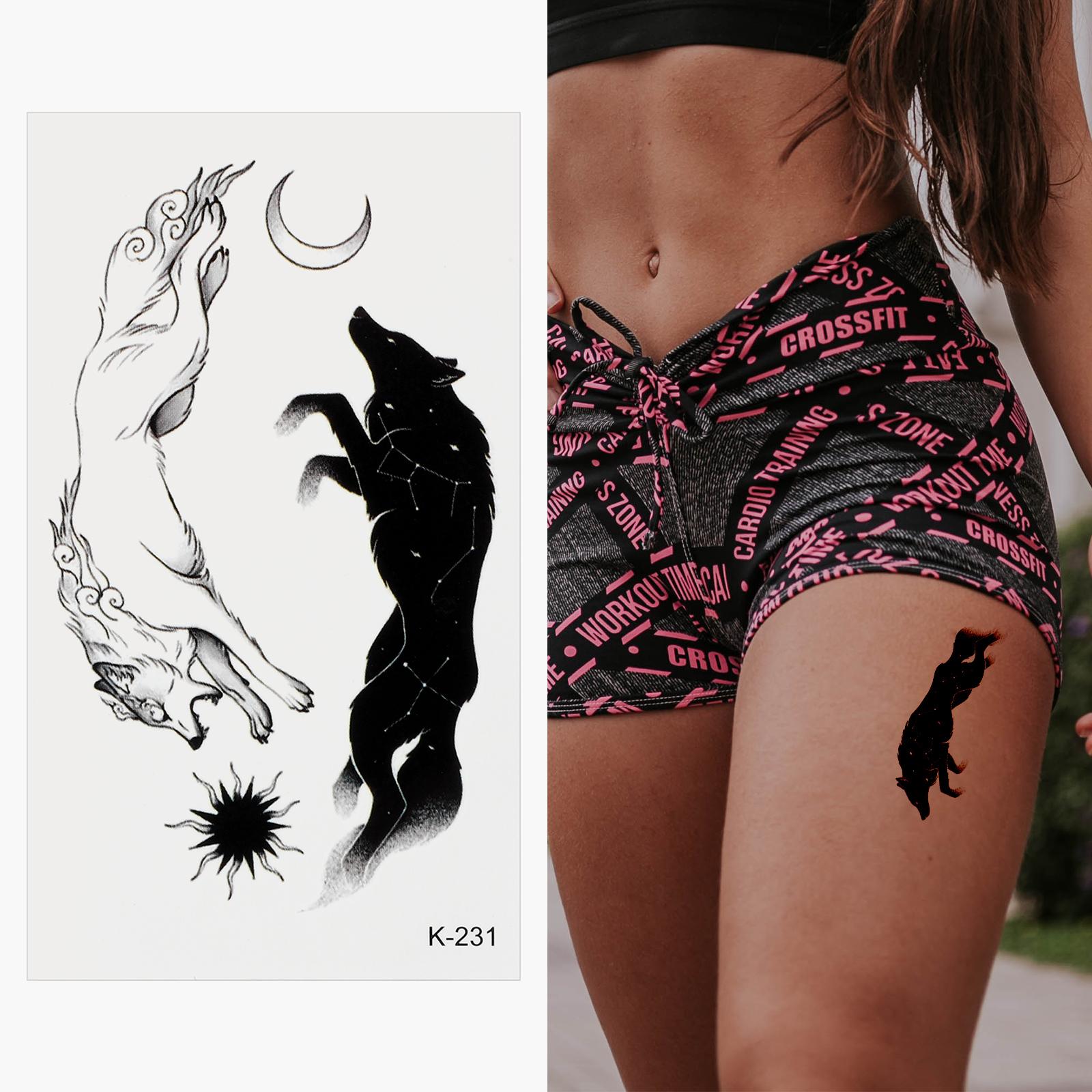 

Водостойкие татуировки-наклейки, животные, цветы и растения, временные татуировки, персонализированные наклейки, долговечные татуировки, тело, рука, нога kit 15