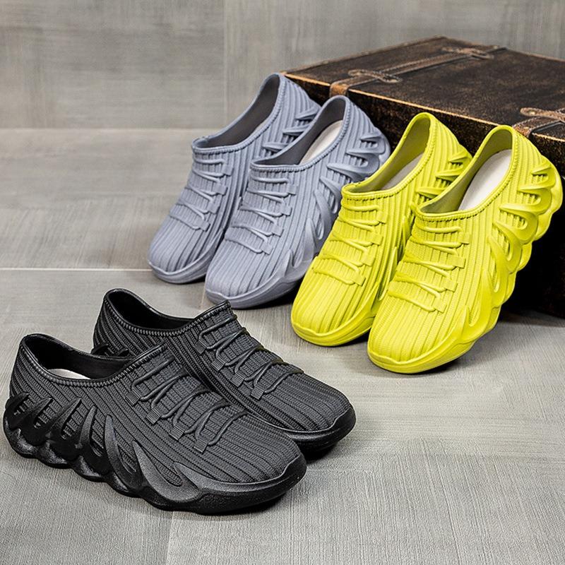 New fashion trend rain shoes men's short tube outer wear non-slip water shoes couple adult rain boots waterproof glue shoes