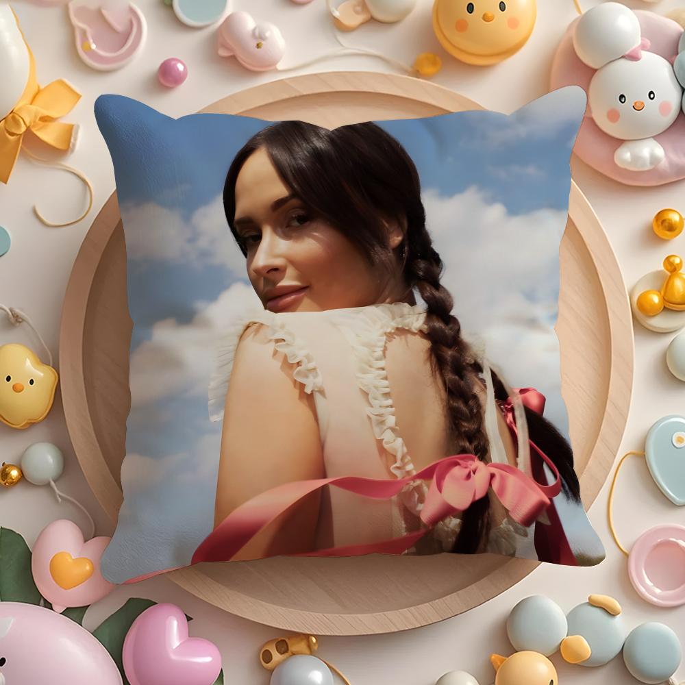 K-Kacey Musgraves Singer Cushion Cover Home & Car Multi-Scene Pillow Cover - Reversible, Soft & Durable for Daily Use