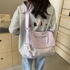 Preppy Style Crossbody Bag Handbag Canvas Bag Fashion Shoulder Bag  Unisex