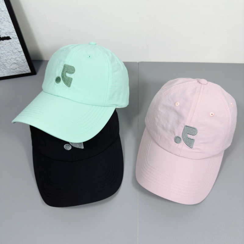 Quick-drying Embroidered Letter Soft-top Baseball Cap for Women's Summer Casual Simple and Versatile Face Little Couple Cap