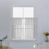 1 Pcs Kitchen Lace Window Screen Curtain Coffee Short Curtain Small Wear for Home Dormitory Bed
