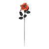 Flexible Black Spider Rose Flower Stem Bouquet Halloween Decoration Adjustable Silk Floral Arrangement Accessory