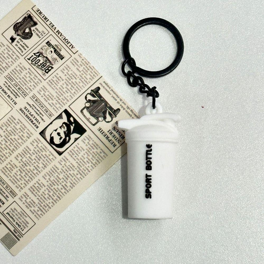 Mini Barbell Plates Key Chain Kettlebells Fitness Series Pendant  for Men Women