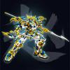 Phantom Ninja Ice Holy beast Blue dragon White Tiger Mecha deformation building blocks boy puzzle Kong robot doll toy