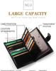 New Fashionable Ultra-Thin Card Holder for Men & Women, Multi-Card Slots for Business, Bank, and ID Cards
