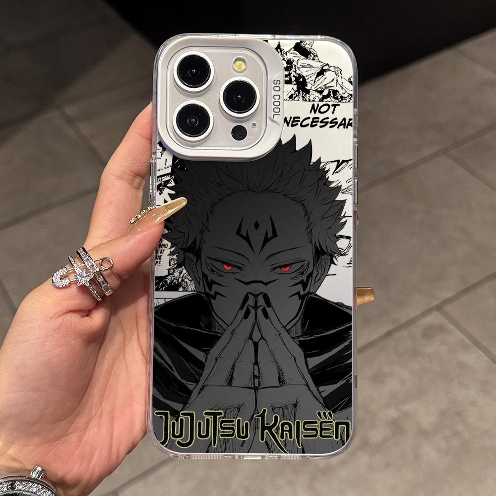 

Jujutsus Kaisens Sukunas Phone Case for Samsung Galaxy S26 S25 Edge S24 S23 S22 S21 FE S20 Ultra Plus 5G Silver Hard Cover Galaxy S25 Edge