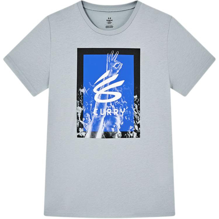 Under Armour Grade School T Shirts Crew Neck Thin 1390409HH 130