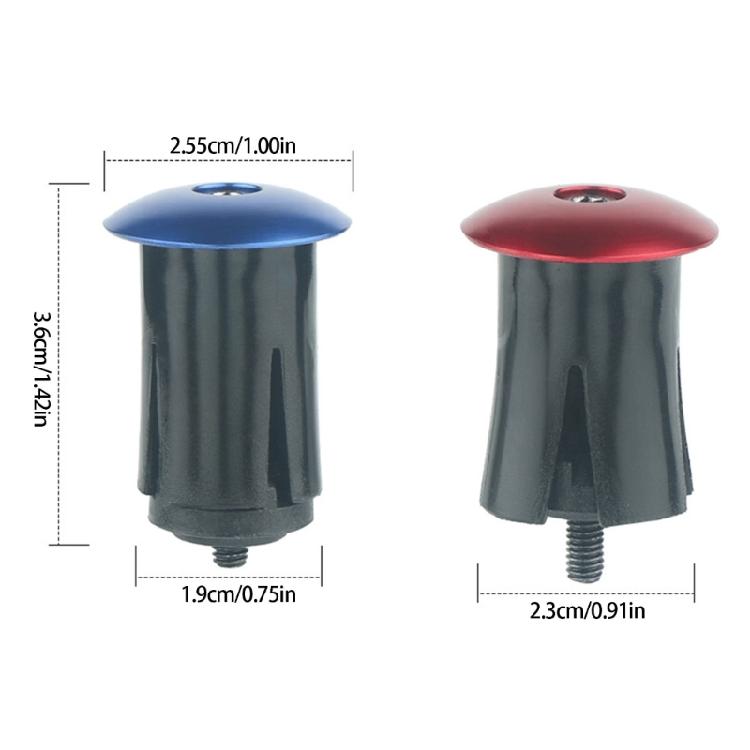 Bicycles Handlebar Cap End Plugs Aluminium Alloy Road Bike Grip Caps Cycling Handlebar Accessories Easy Installation