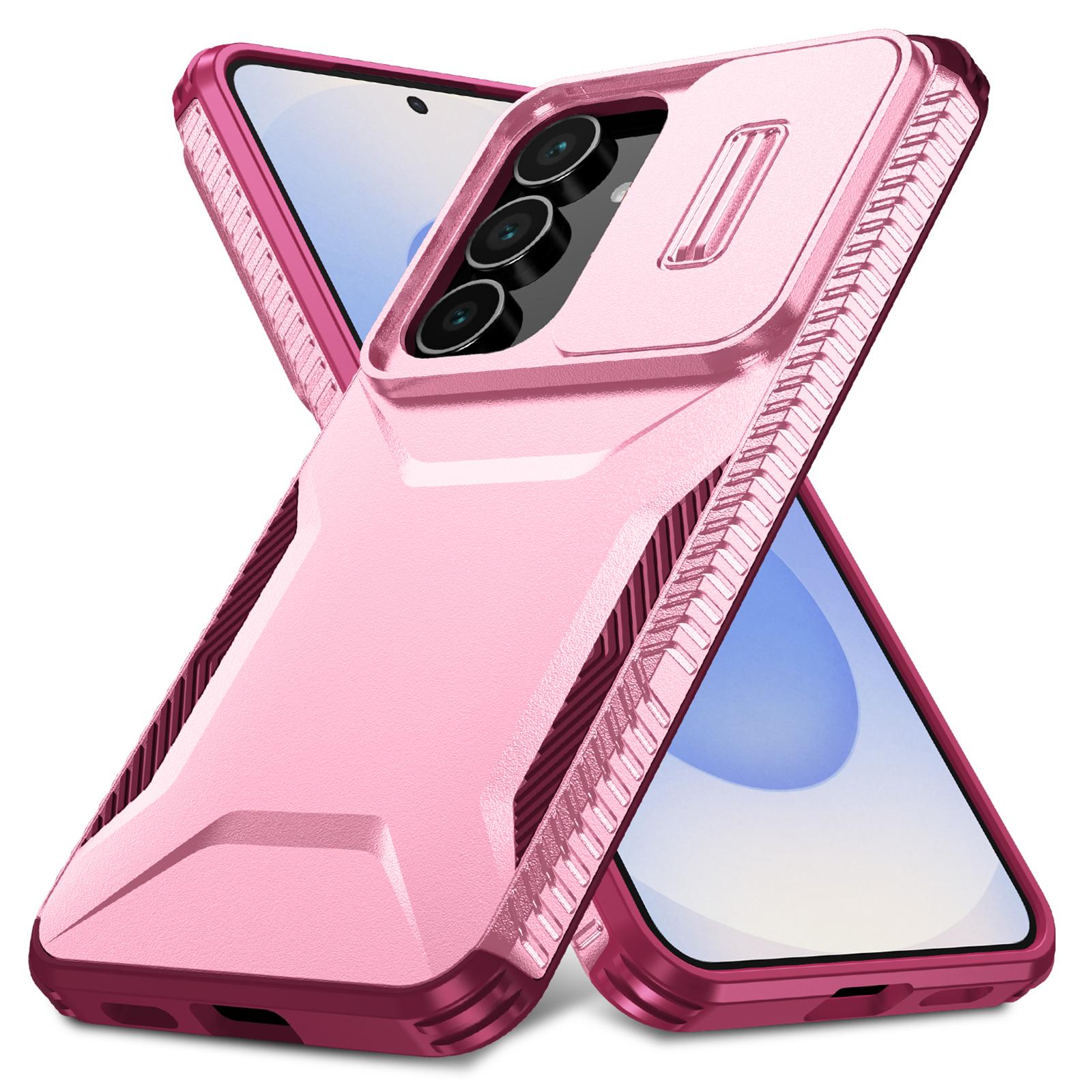 

For Samsung Galaxy S25 FE Case Camshield TPU + PC Phone Cover Non-Slip Side Edge