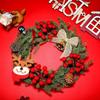 50/1PCS Christmas Artificial Branches Fake Plants Pine Needles Wreath Vine Rattan for Xmas Tree Gift Box Wedding Flowers Decor