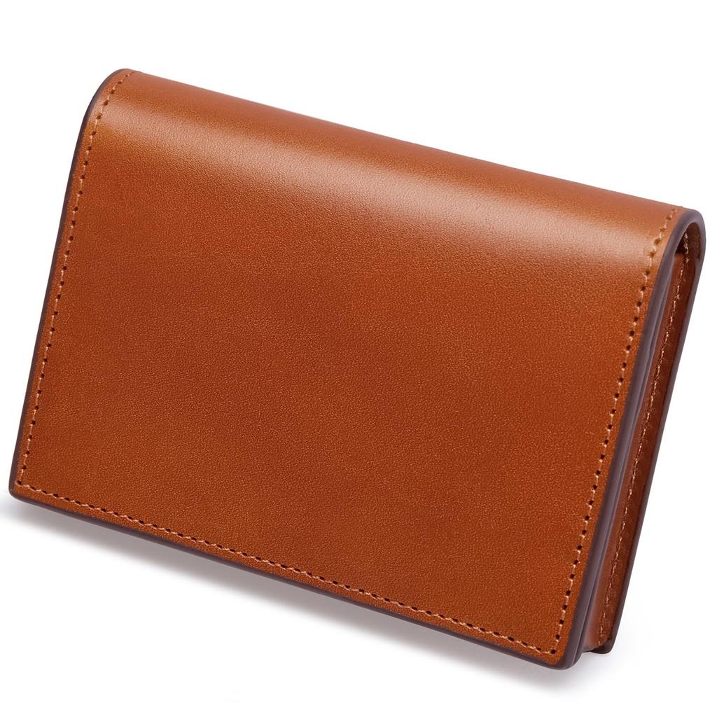 Business Card Tochigi Genuine Large 50 Simple Design Men's Case, Leather, Leather, Magnetic, Capacity, Cards, Unisex, (Brown)