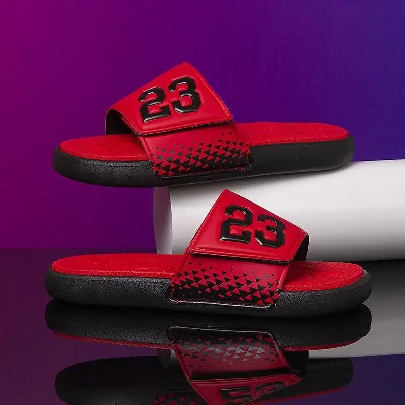 Fashion Summer New Men's Slippers EVA Soft-Soled Men Beach Sandals Outdoor Non-Slip Flip-Flops Brand Men Sports Slippers Big Size 39-46