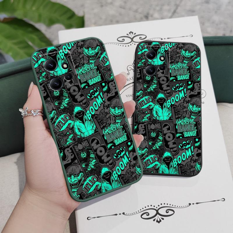 Middle Finger Bats Phone Case For Xiaomi Redmi Note 15 Pro Plus 4G 5G Silicone Cover