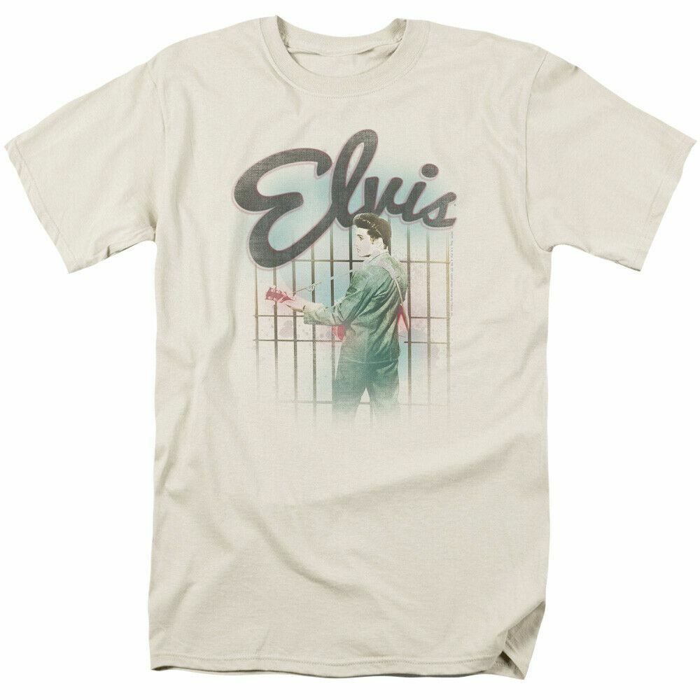 

26 Elvis Presley Colorful King T Shirt Mens Licensed The King Tee Cream Unisex T-Shirt M