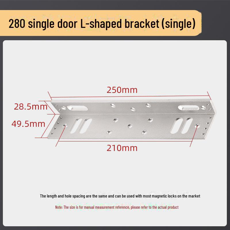 180 kg schweres Magnetschloss für eine Tür mit ZL-Halterung und 350 LC schweres elektromagnetisches Schloss für Doppeltüren mit Saugplatte für rahmenlose Glastüren.