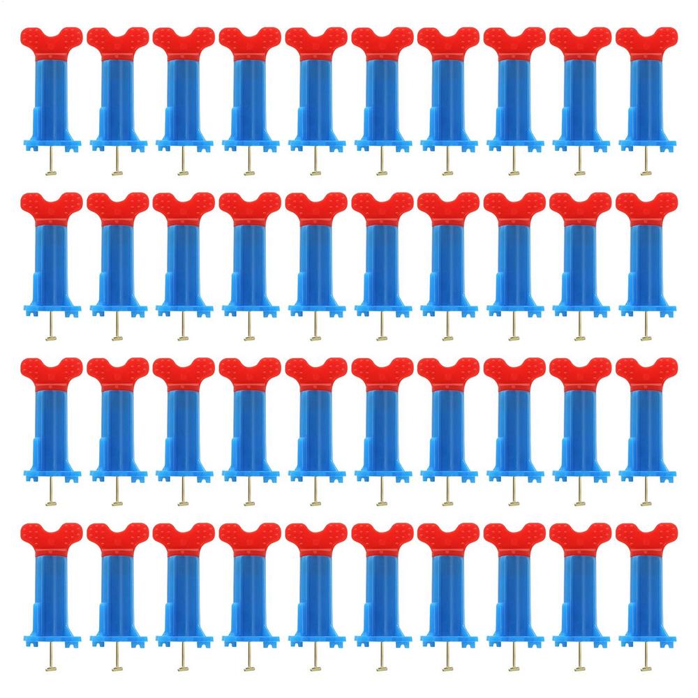 

40 шт. Выравниватели плитки Многоразовые клинья Строительство Напольное покрытие Стена Разделитель Локатор Игла-булавка для укладки настенной напольной плитки Выравниватель