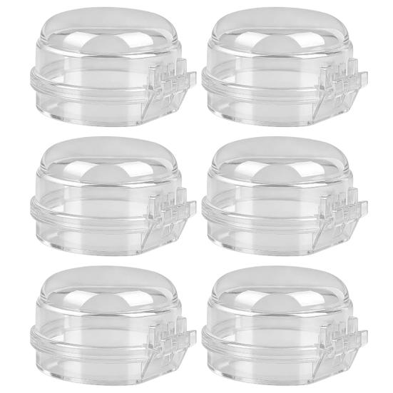4/5/6/10Pcs Stove Knob Safety Cover Heat Resistant Dustproof Baby Proof Universal Kitchen Oven Lock Gas Stove Knob Safety Guard Protector