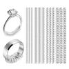 12/20 Silicone Invisible Clear Rings Size Adjuster Tighten Reducer Jewelry Silicone Cushions for Adjustable Size Comfort