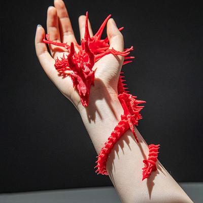 3D-gedrucktes Drachen-Skelettmodell, Ganzkörper, bewegliche Gelenke, Schädel, Drachen-Ornamente, kreative Schreibtischdekoration, Sammlerstücke, Geschenke