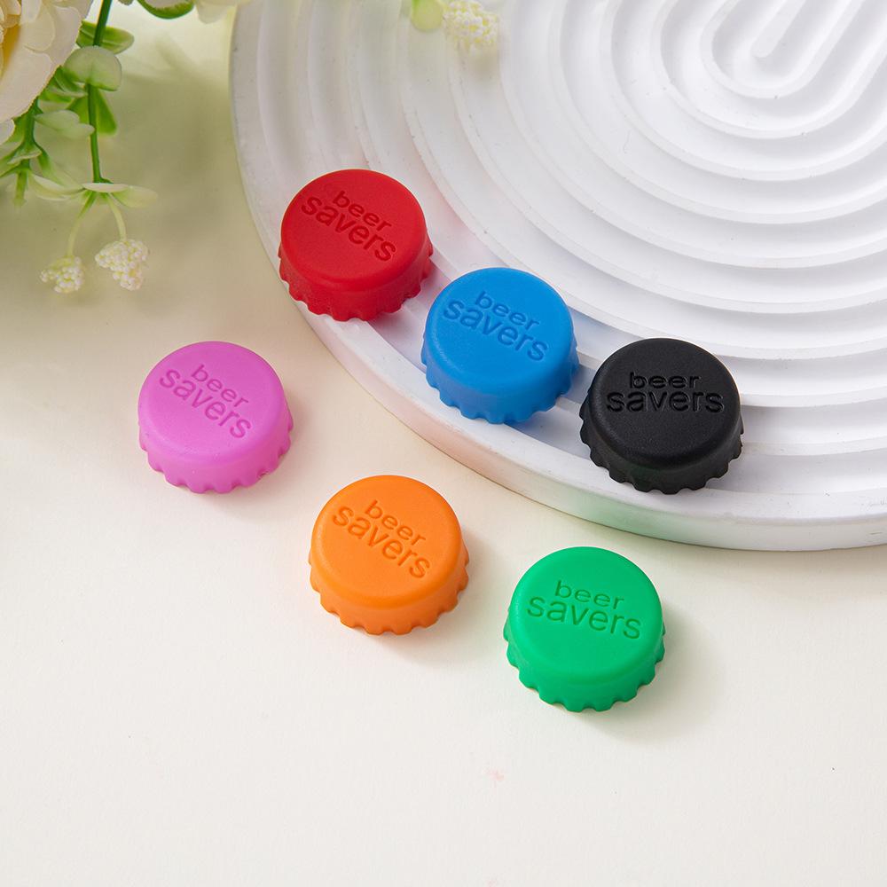 

Reusable Silicone Bottle Caps - Flip-Top Airtight Sealed Lids,Food-Grade Silicone Stoppers for Soda, Wine, Beer, Kitchen Storage