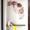 Home Peony Pattern Wall Sticker Decoration for Living Room Bedroom