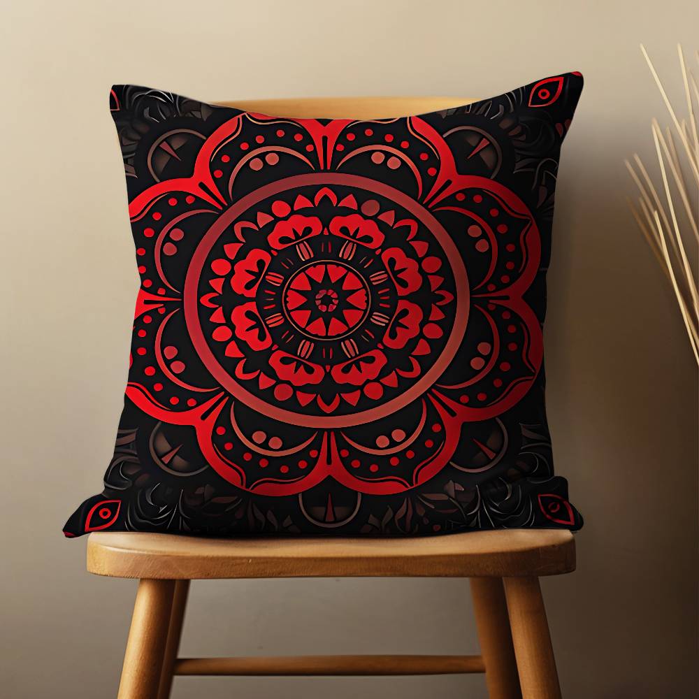 Beauty Mandala Art Totem Pillow Case For Room Sofa Cushion Cover Suitable For Home Bedroom Decoration And Protector