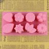 Pink Silicone Baking Mold Diverse Shapes for Creative Baking Chocolates Small Cakes Fondants High-Quality and Versatile