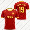 2026 Yamal Sonderedition Fan-Edition Fußballtrikot/T-Shirt — Spanien Nationalmannschaft Trikot/T-Shirt: Kinder-, Erwachsenen- und Unisex-Größen