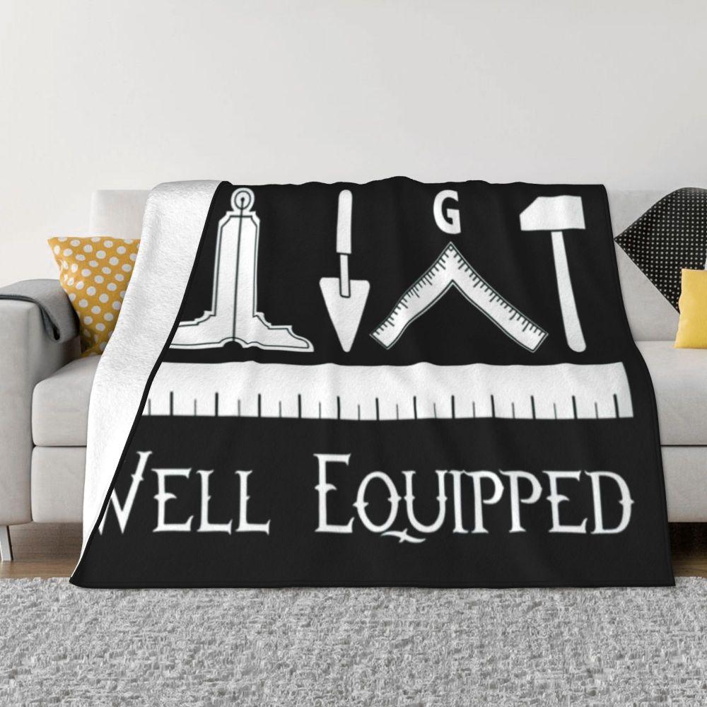 

НОВЫЕ Масонские Фримасонские Пледы и Покрывала Супер Мягкие Тепловые Для Дома Улицы Для Гостиной Спальни Путешествий 30x40in