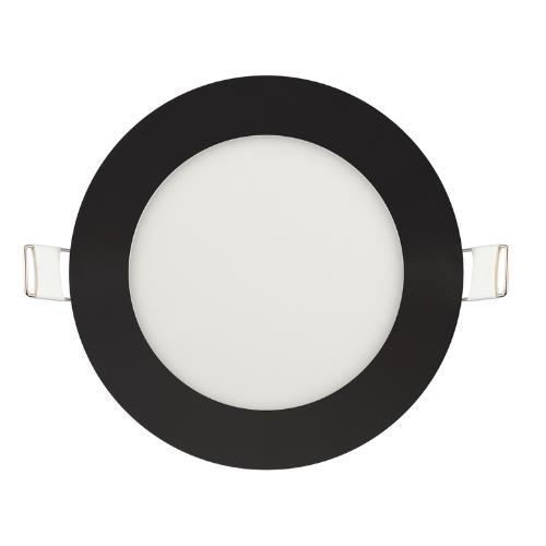 Dalle LED dimmable 6W 2700K 270lm Noir IP20