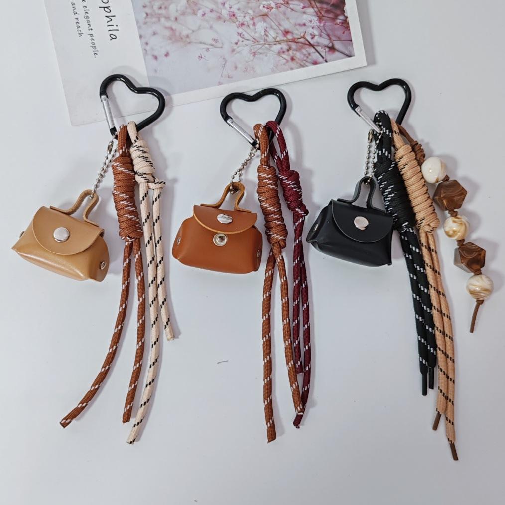 New Durable Braided Rope Polyester Bag Pendant Small Puppy Cartoon Multi-Strand Street Trends Gift Made in China