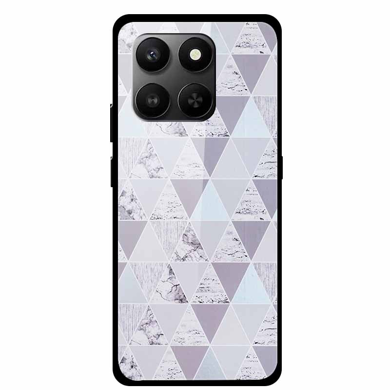 Glass Back Cover For Honor 200 Pro 5G Case Marble Hard Tempered Glass Case For Honor play 10T 400 Smart 5G Case 6.77" Shell Para