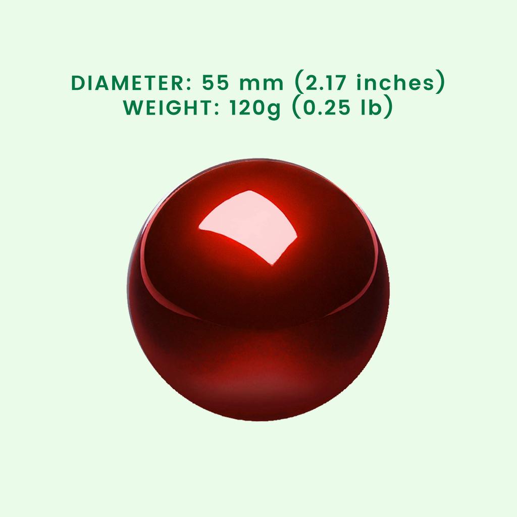 55 Mm Trackball Glossy Finish Red Compatible with Other 55mm Trackball Mice Warranty PERIPRO-304 Companies' [Genuine Product] (Replacement Trackball)