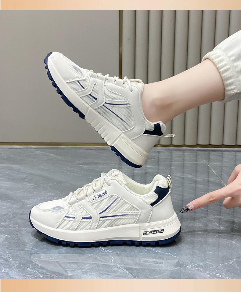 Women's Thick-Soled Cortez Shoes: Breathable, Lightweight, Comfortable, Versatile Low-Top Sneakers for Students