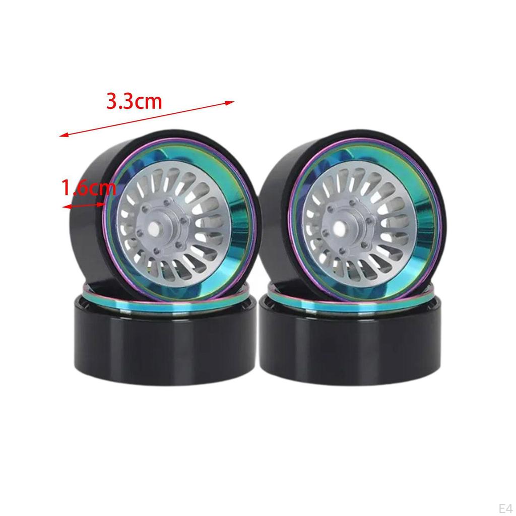Aluminum Rims for 1:18 And 1:24 RC Trucks