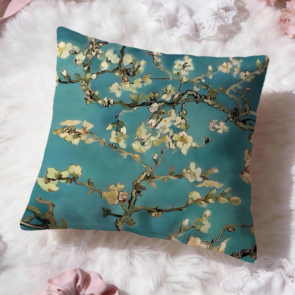 Paintings VVincent van GoghS Cushion Cover Premium Comfort Reversible Pillow Cove -Two in One Design for Any Room & Car Interior