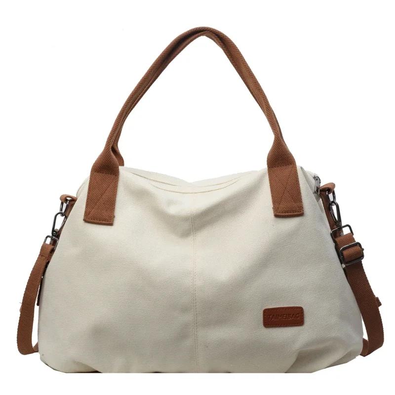 Large Capacity Shoulder Bag for Women  Feminine Totes  Zipper  Versatile  High Quality