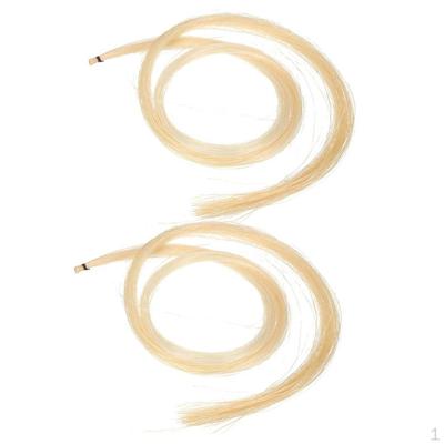 2 Hanks 30 Inch Violin Viola Mongolian Horsehair for Bow Color