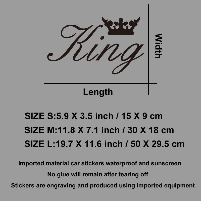King Crown Decals And Bumper Creativeandfunny Stickers For Cartoon Fansandloverhigh Quality For Car Trucks Motorcycles And Laptops