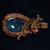 75 ct Natural Jasper Oval Cut Copper Wrapped Pendant Gemstone Jewelry Gift