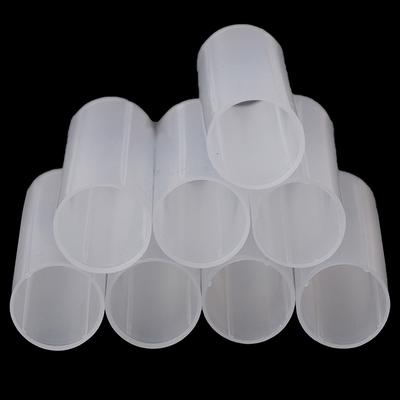 8Pcs 6cm Plastic 18650 Battery Holder Tube for Flashlight Torch Lamp Light
