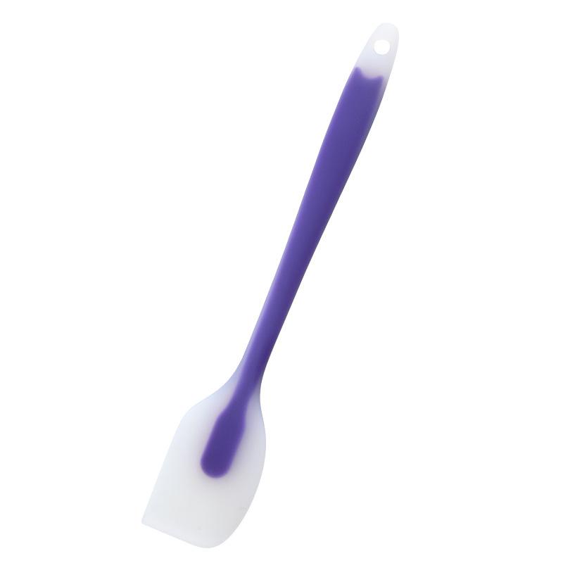 2 Size Flexible Silicone Scraper Heat Resistant Non-stick Translucent Cream Mixing Spatula Kitchen Must-have Gadget