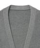 Noirer Essential Loose Fit V-Neck Cardigan (Gray)