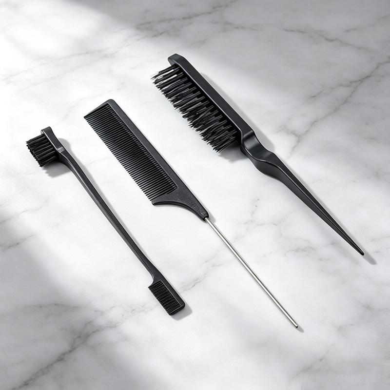 Pettine Volumizzante a Denti Lari Strumenti per Arricciare Capelli con Texture Soffice per Uomini Ideale per Tutti i Tipi di Capelli Strumenti per Acconciature