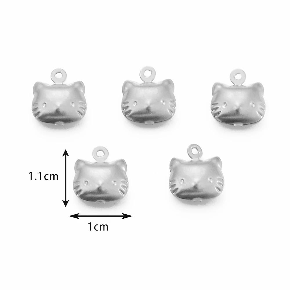 Wholesale 20pcs/lot Starfish Shell Strawberry Elephant Hollow Charms Pendant Stainless Steel DIY Jewelry Making Crafts
