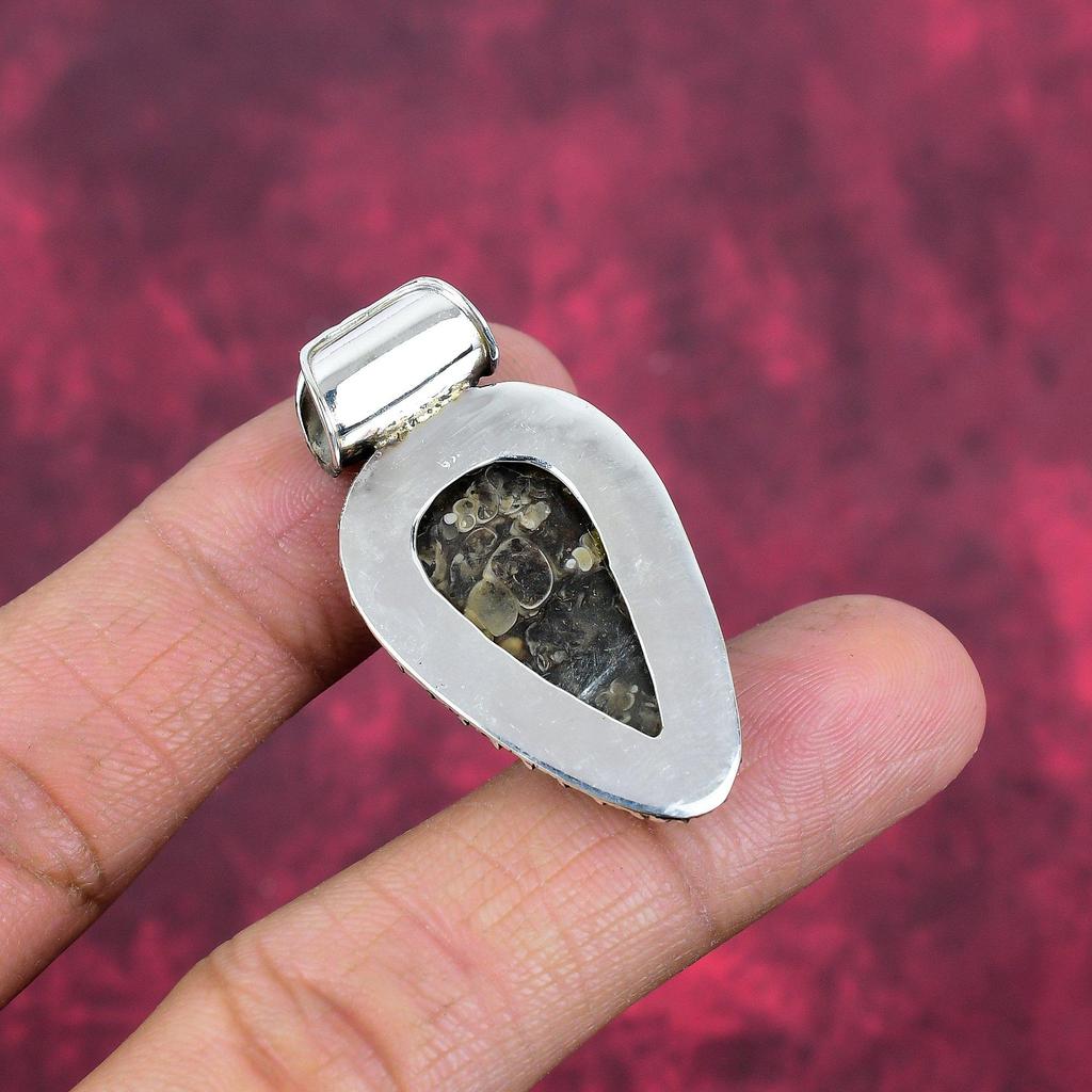 Turtella Anhänger, 925 Sterlingsilber Anhänger, Handgefertigter Edelsteinanhänger Schmuck, Geschenke für Ehefrau Brandneuer Anhänger