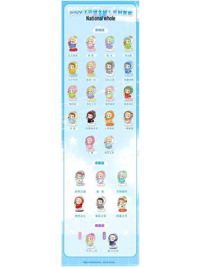 Piny Cloud City Series: Cute Spring Shaker Ornaments Blind Box Figures